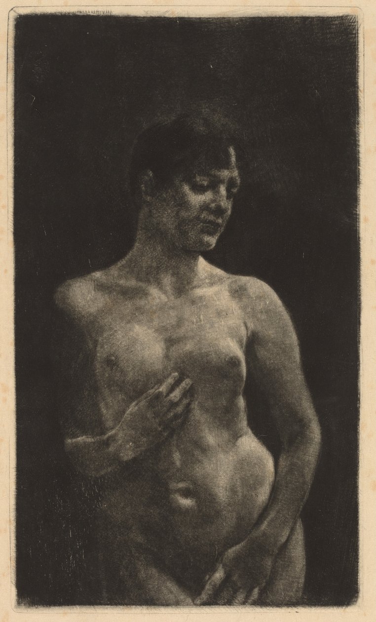 Stojící akt, 1891. od Max Klinger