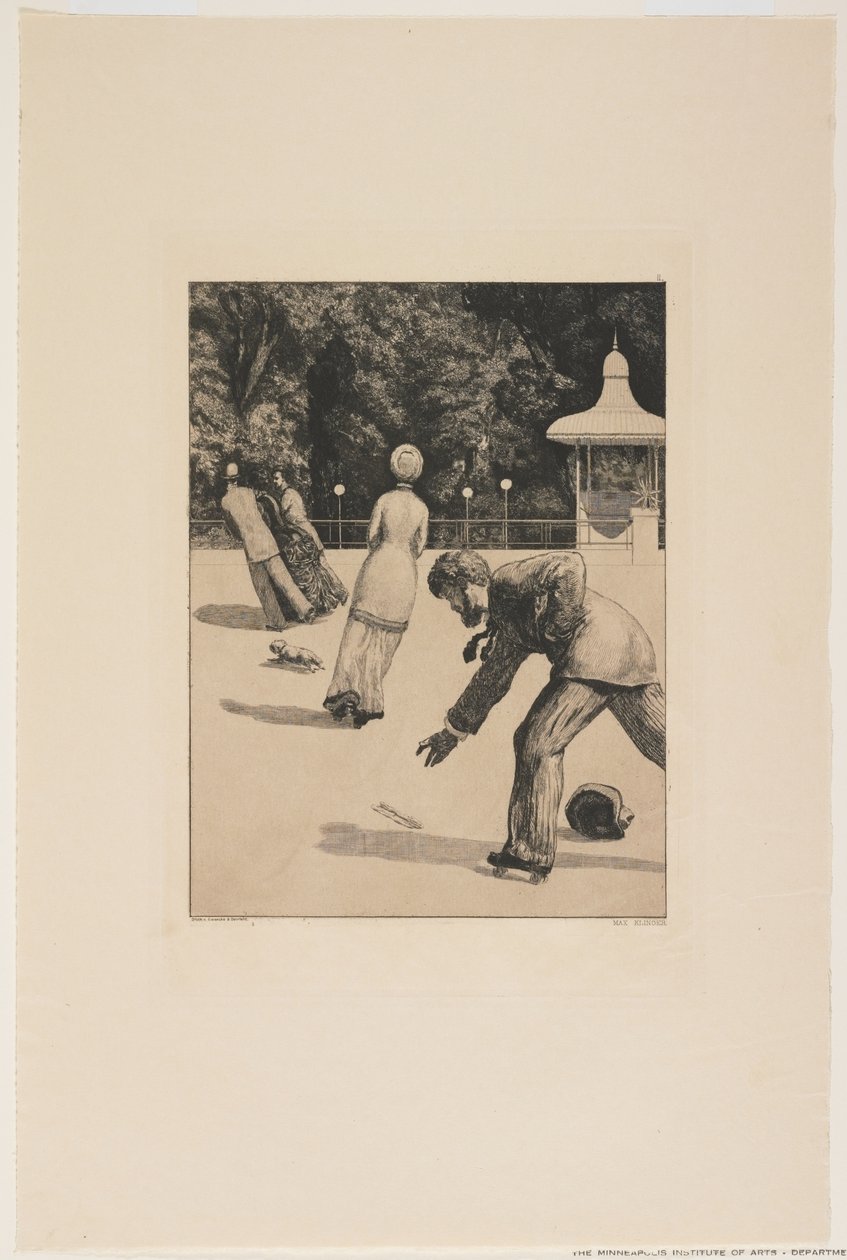 Akce, 1881 od Max Klinger