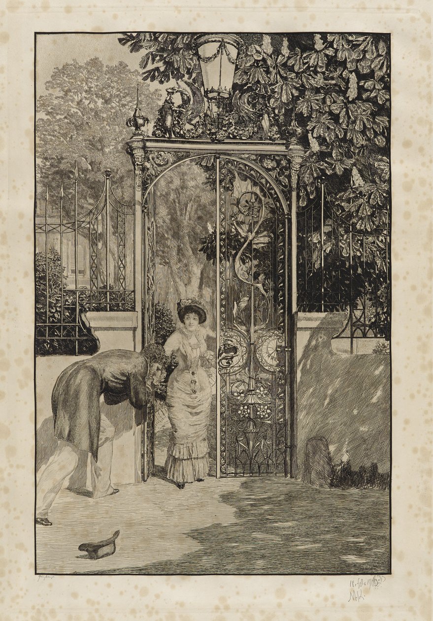 Am Thor (At the Gate) od Max Klinger