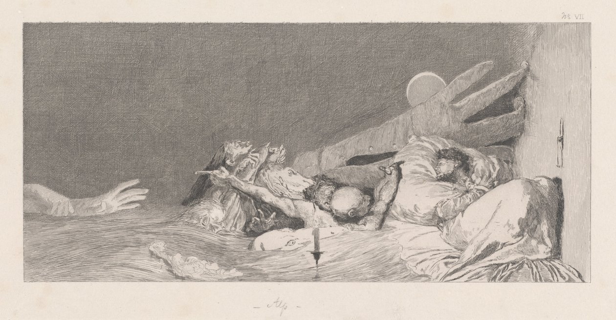 Obavy z úzkosti, 18781880. od Max Klinger