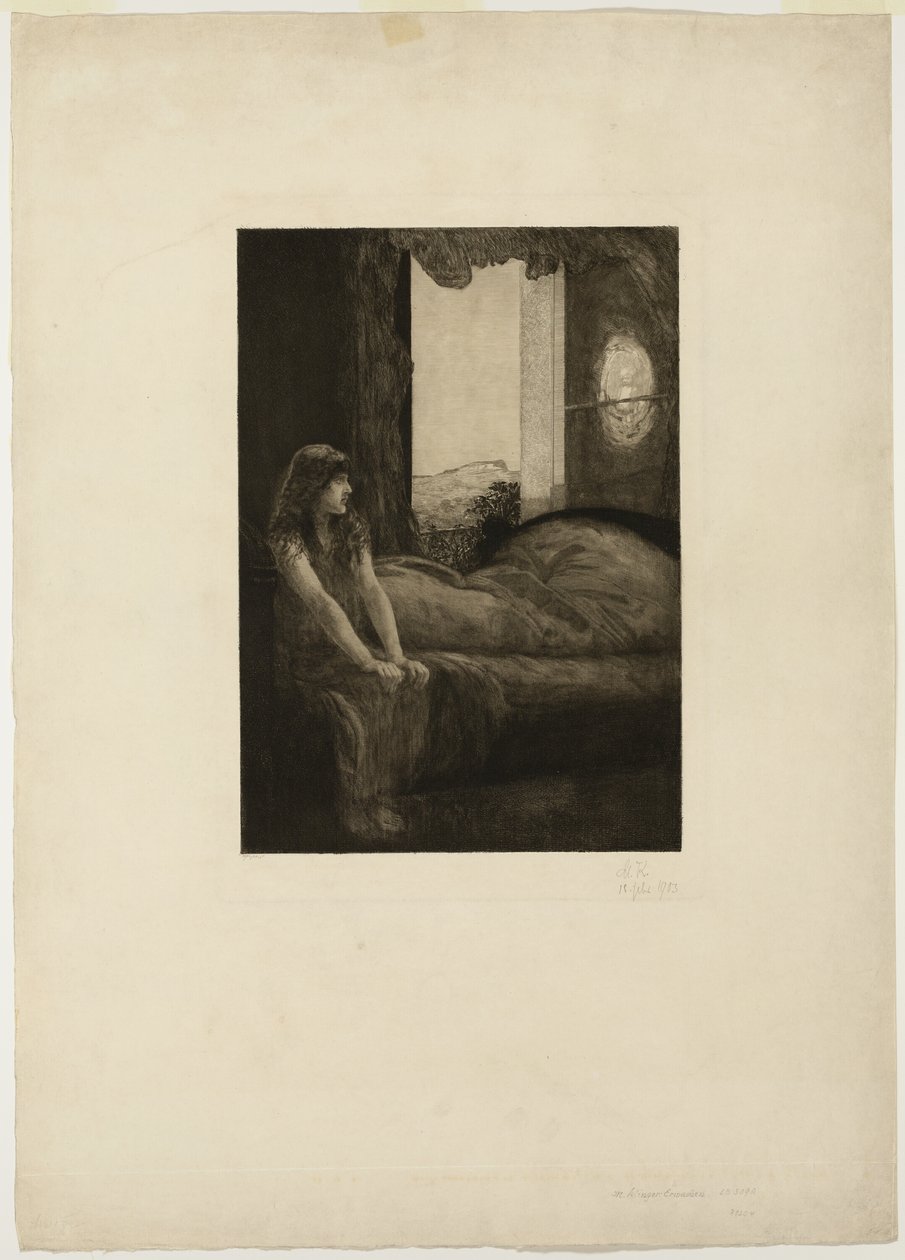 Awakening, deska osm z A Love od Max Klinger