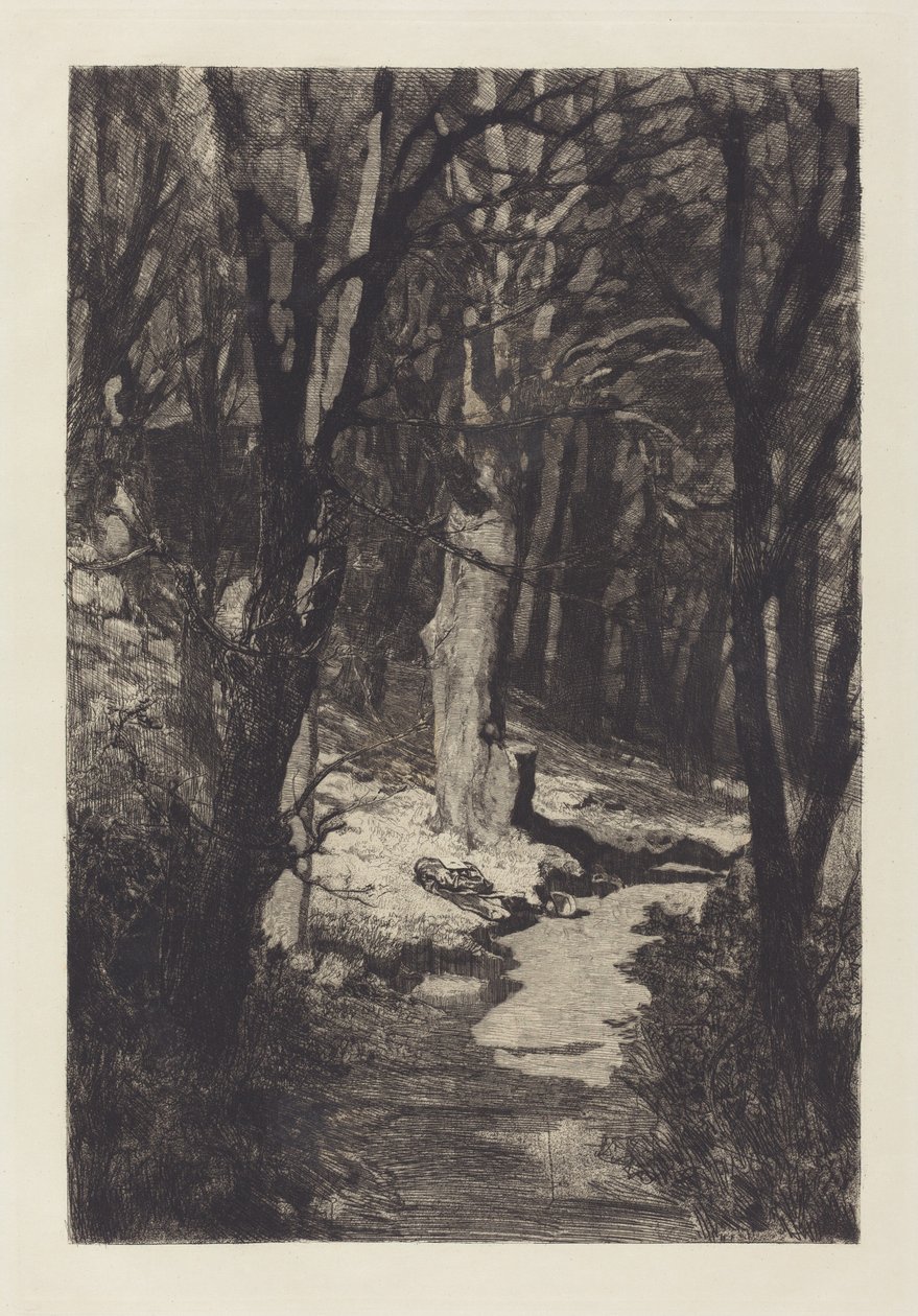 Im Walde In the Forest, 1883. od Max Klinger