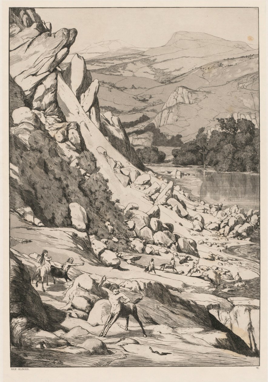 Sesuv půdy Opus IV, 6., 1881. od Max Klinger