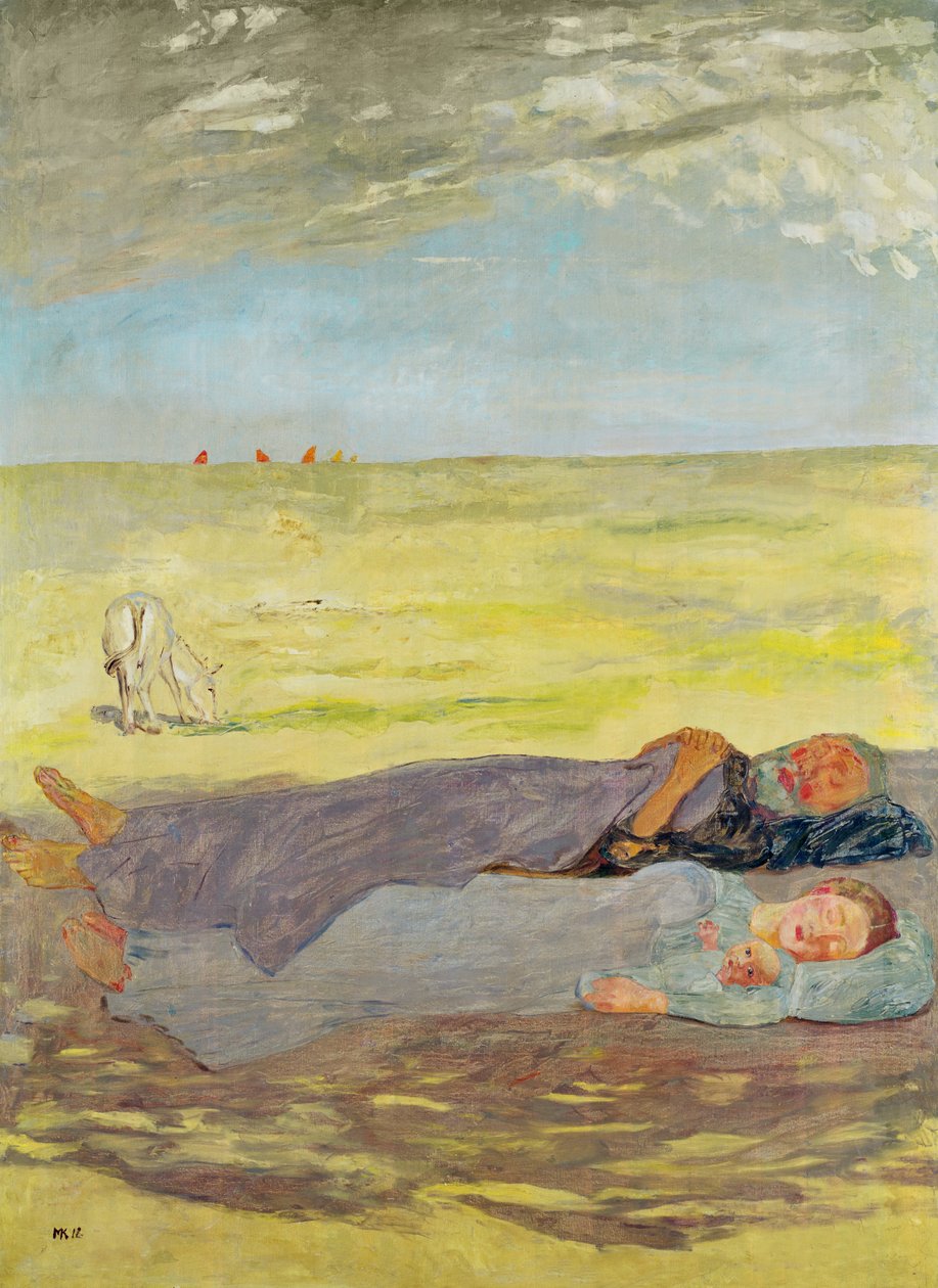 Odpočinek na letu do Egypta, 1912 od Max Klinger