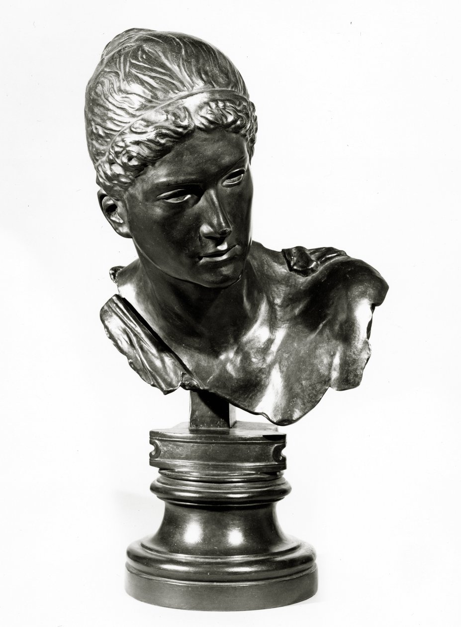 Hlava Cassandry, kolem roku 1895 (bronz) od Max Klinger