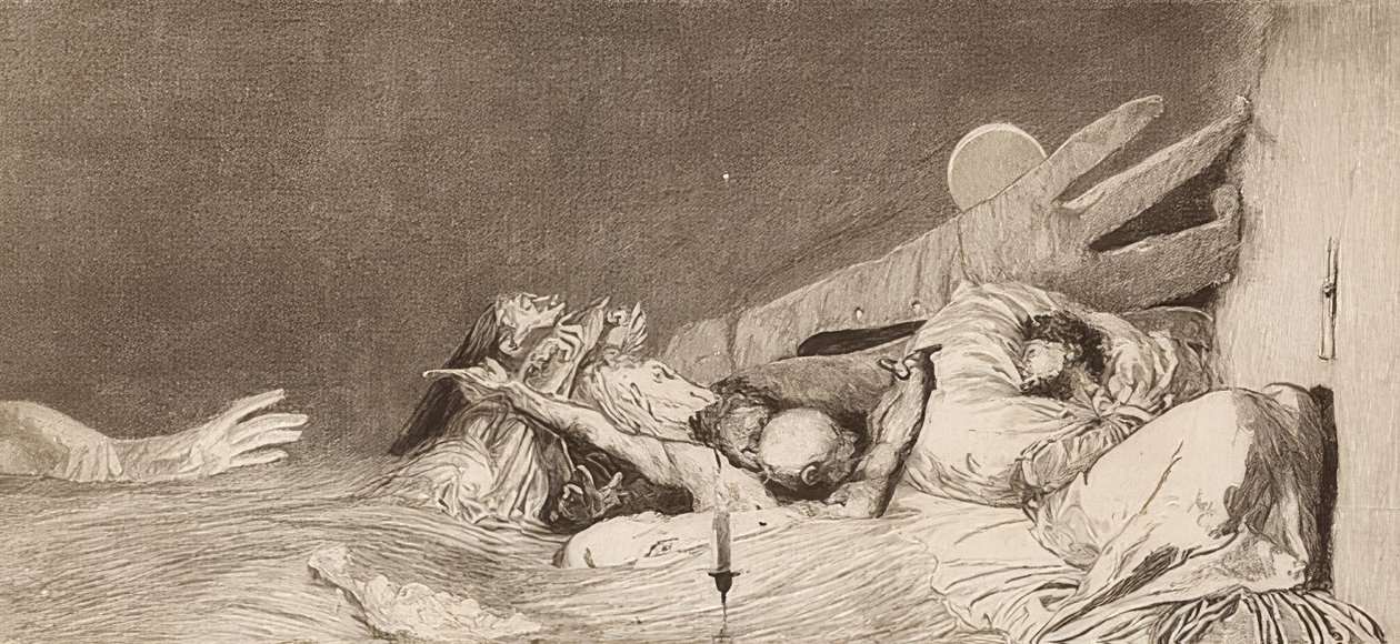 strachy. 1881 od Max Klinger
