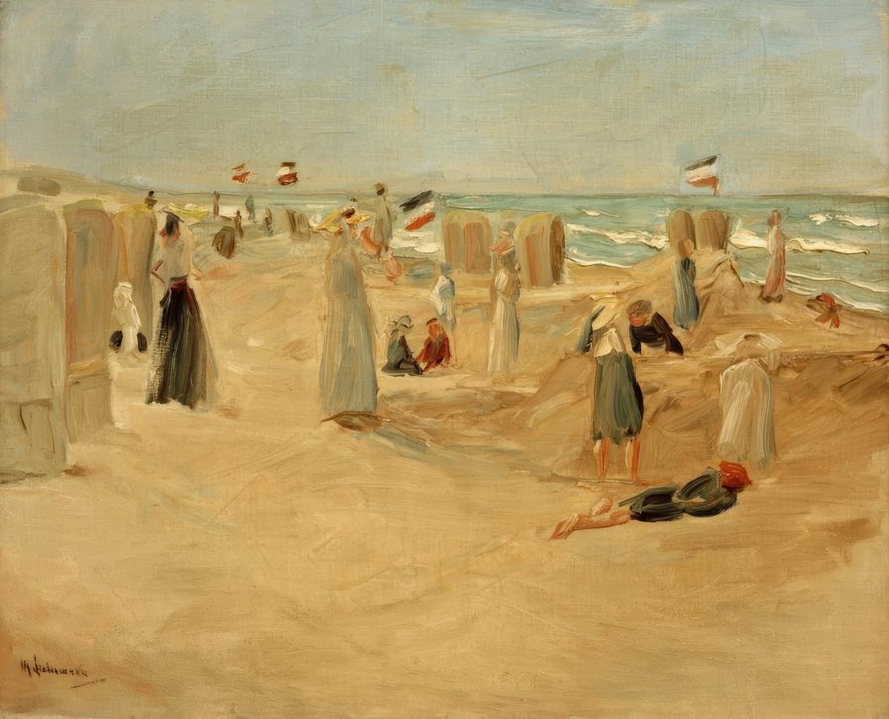 Jsem Strand von Noordwijk od Max Liebermann