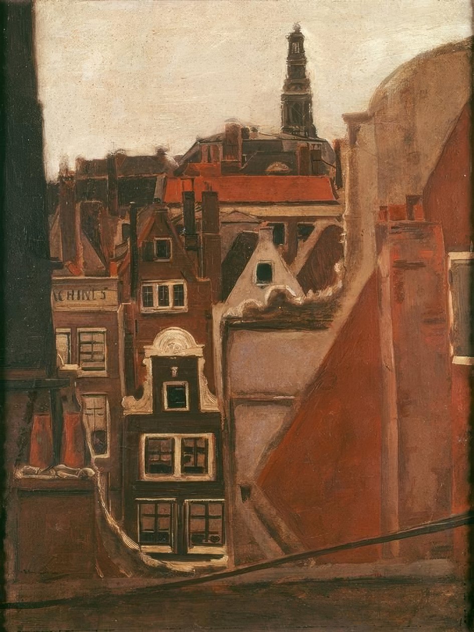 Střechy Amsterdamu od Max Liebermann