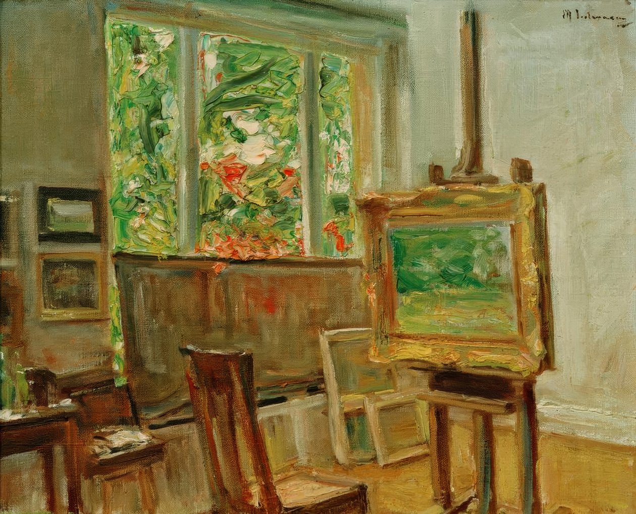 Studio ve Wannsee od Max Liebermann