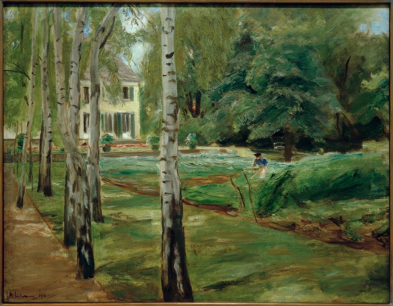 Březová alej v zahradě Wannsee na západ od Max Liebermann