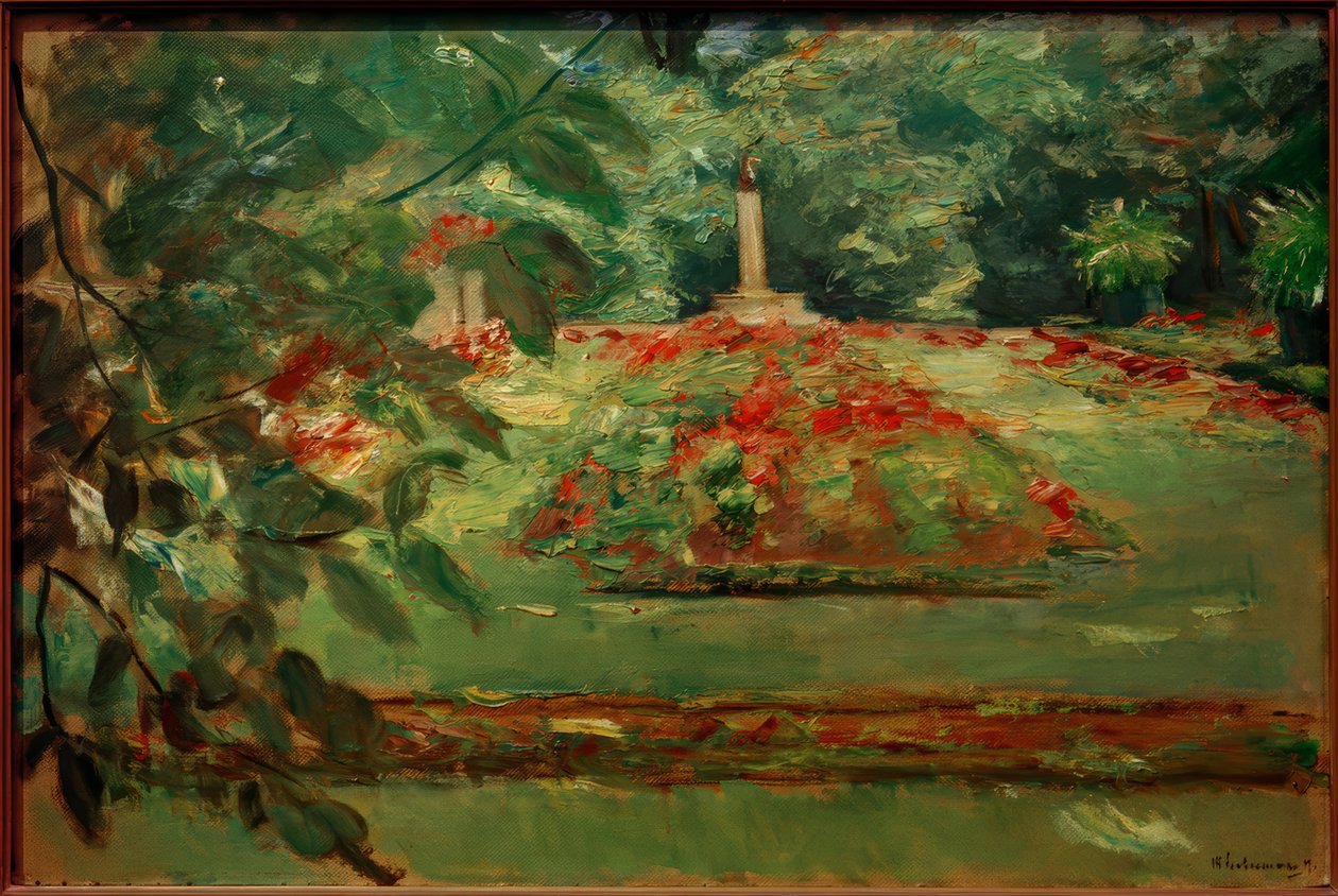 Květinová terasa v zahradě Wannsee na severu od Max Liebermann