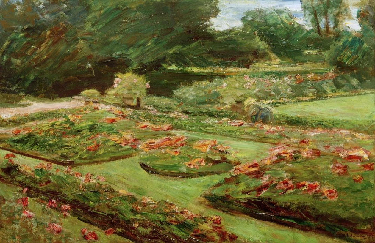 Květinová terasa v zahradě Wannsee na severovýchodě od Max Liebermann