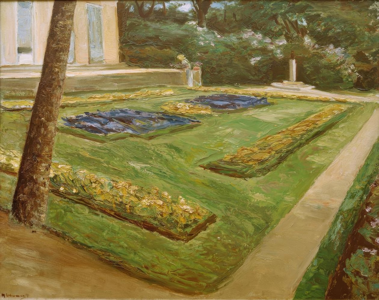 Květinová terasa v zahradě Wannsee na severozápad od Max Liebermann
