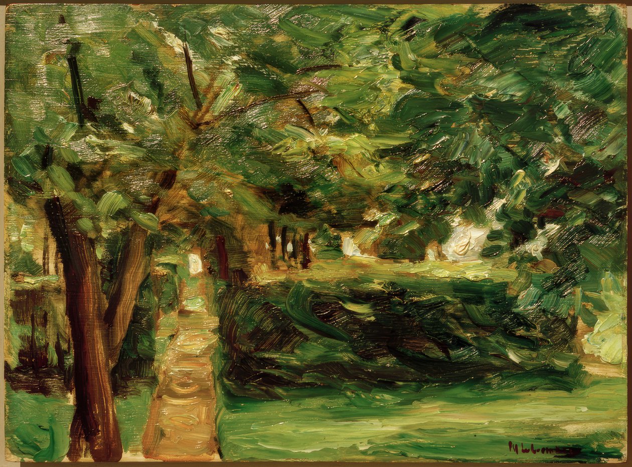 Zahrady se živými ploty ve Wannsee na východ od Max Liebermann
