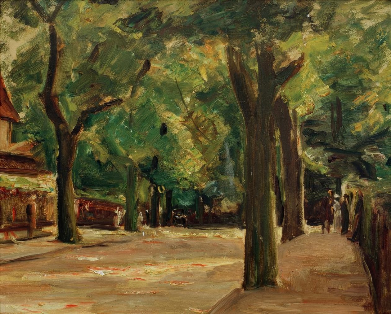 Velká Seestrasse ve Wannsee od Max Liebermann