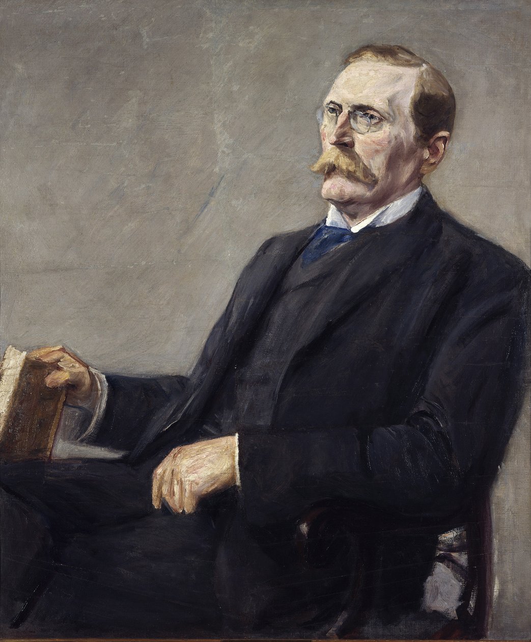 Německy: Portrét Dr. Wilhelma Bodeho od Max Liebermann