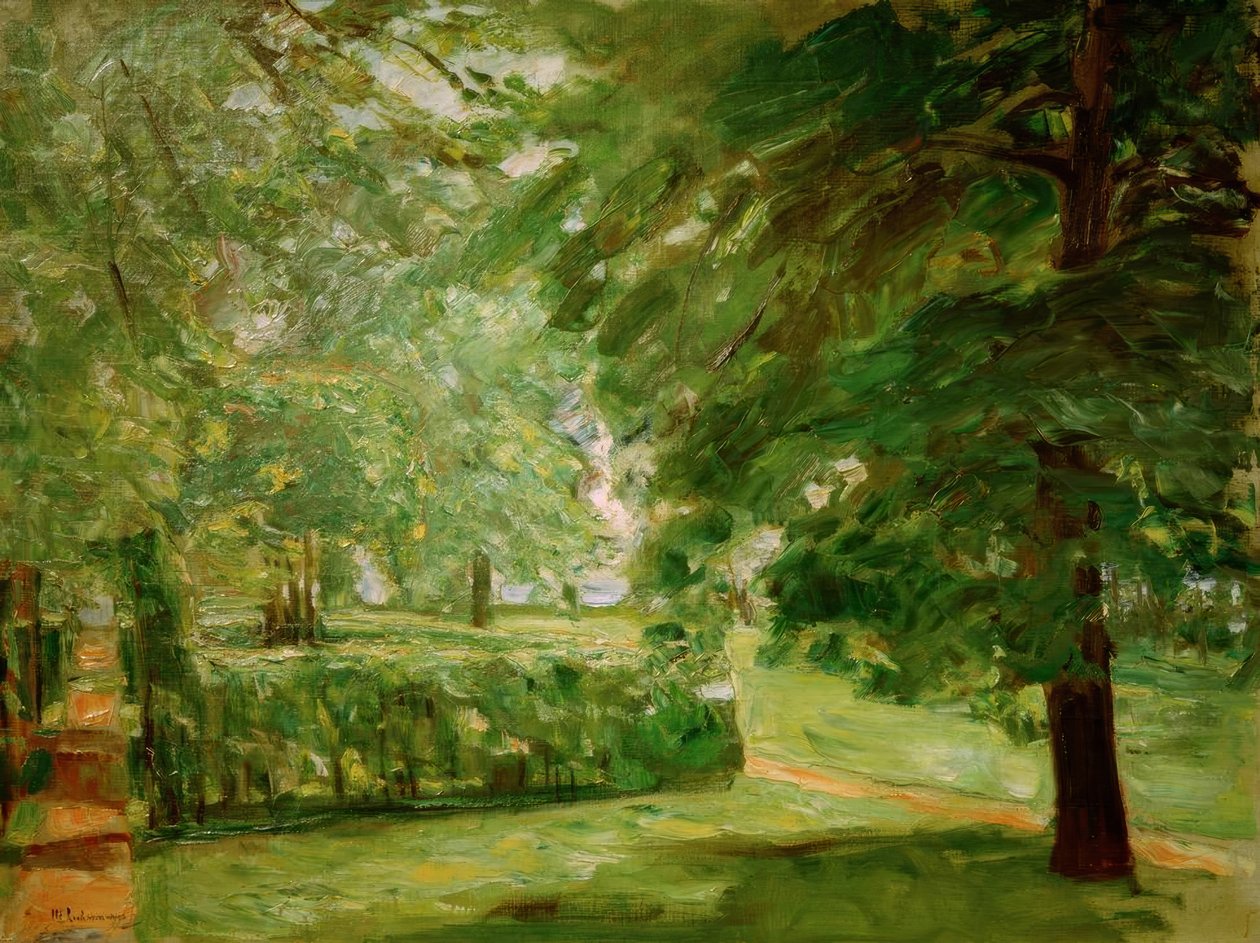 Zahrady se živými ploty ve Wannsee na východ od Max Liebermann