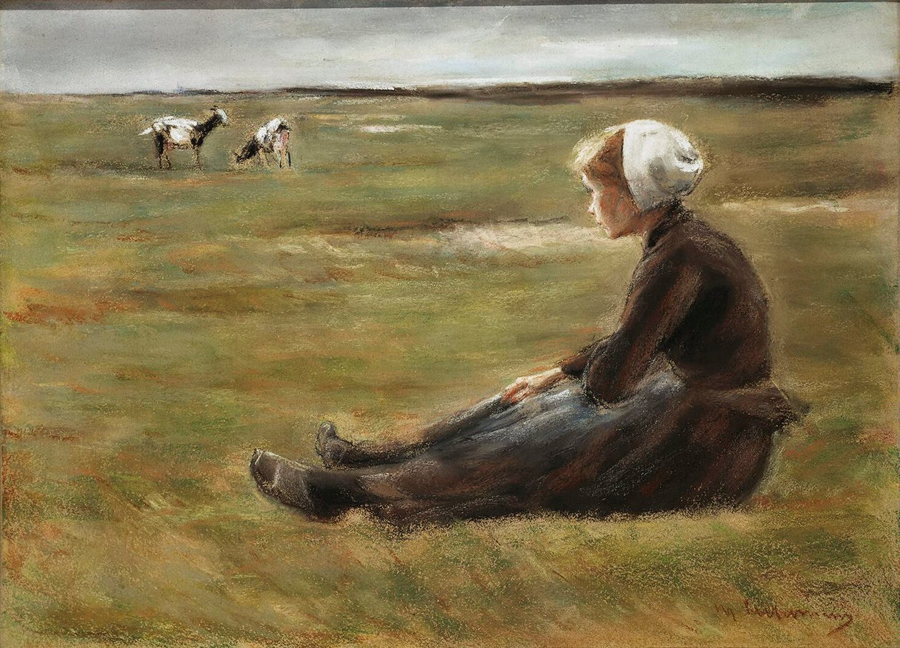 V poli, c1890. od Max Liebermann
