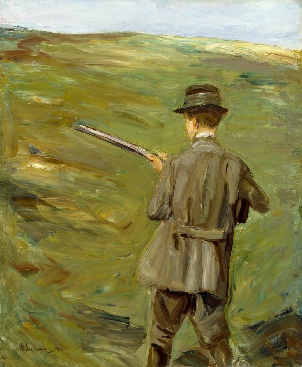 Lovec v dunách od Max Liebermann