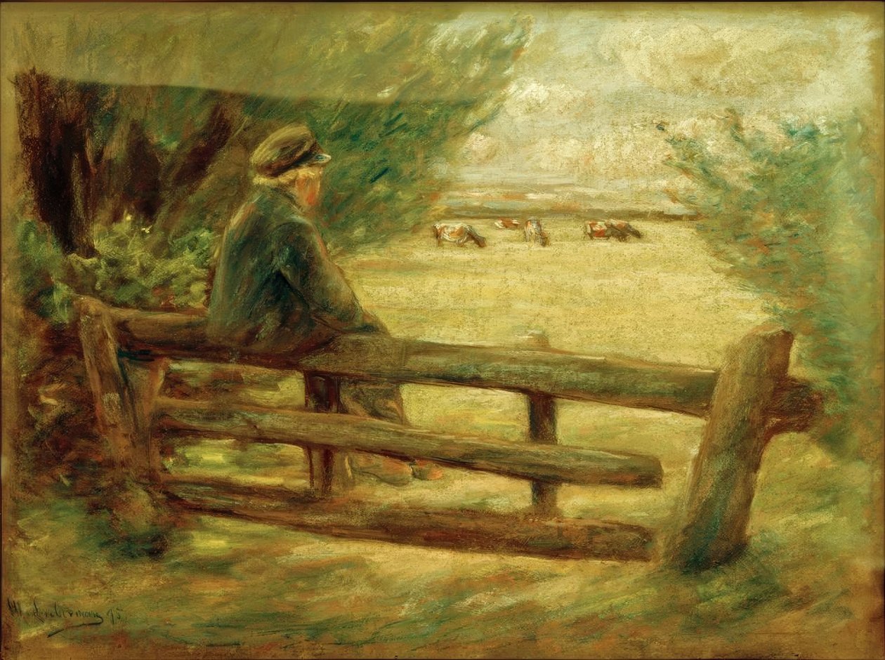 Chlapec s krávami od Max Liebermann