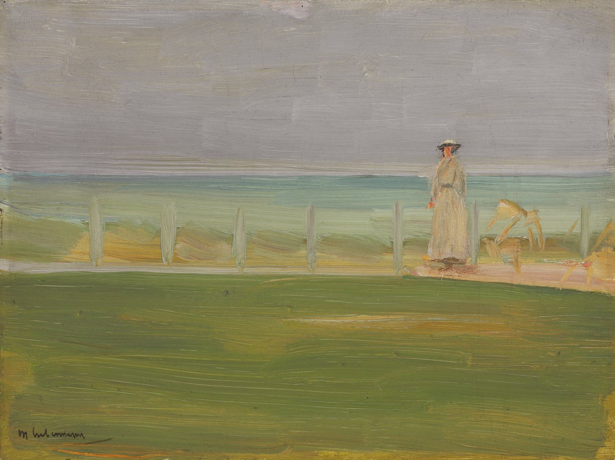 Dáma na pláži, 1901 od Max Liebermann