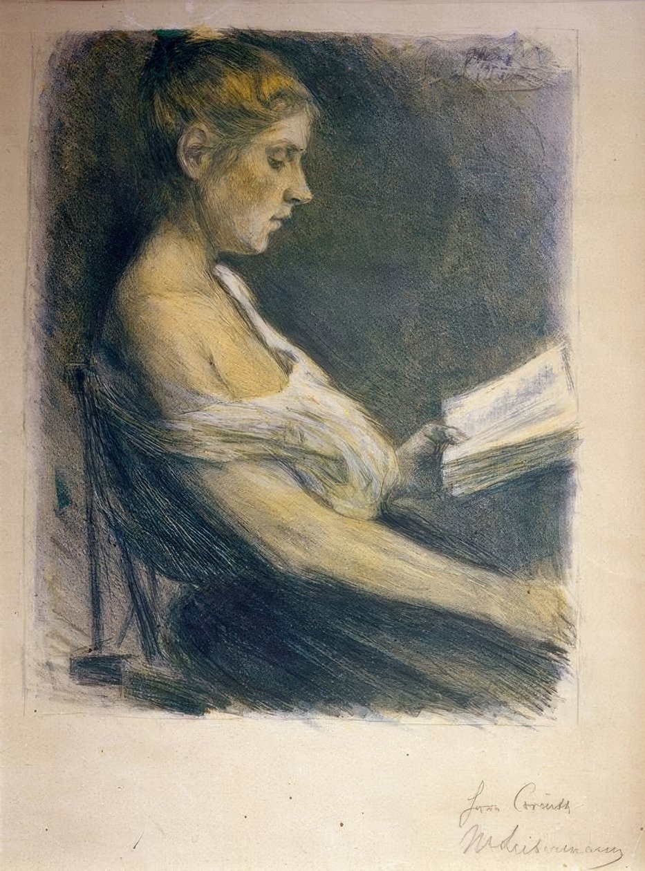 Čtecí dívka od Max Liebermann