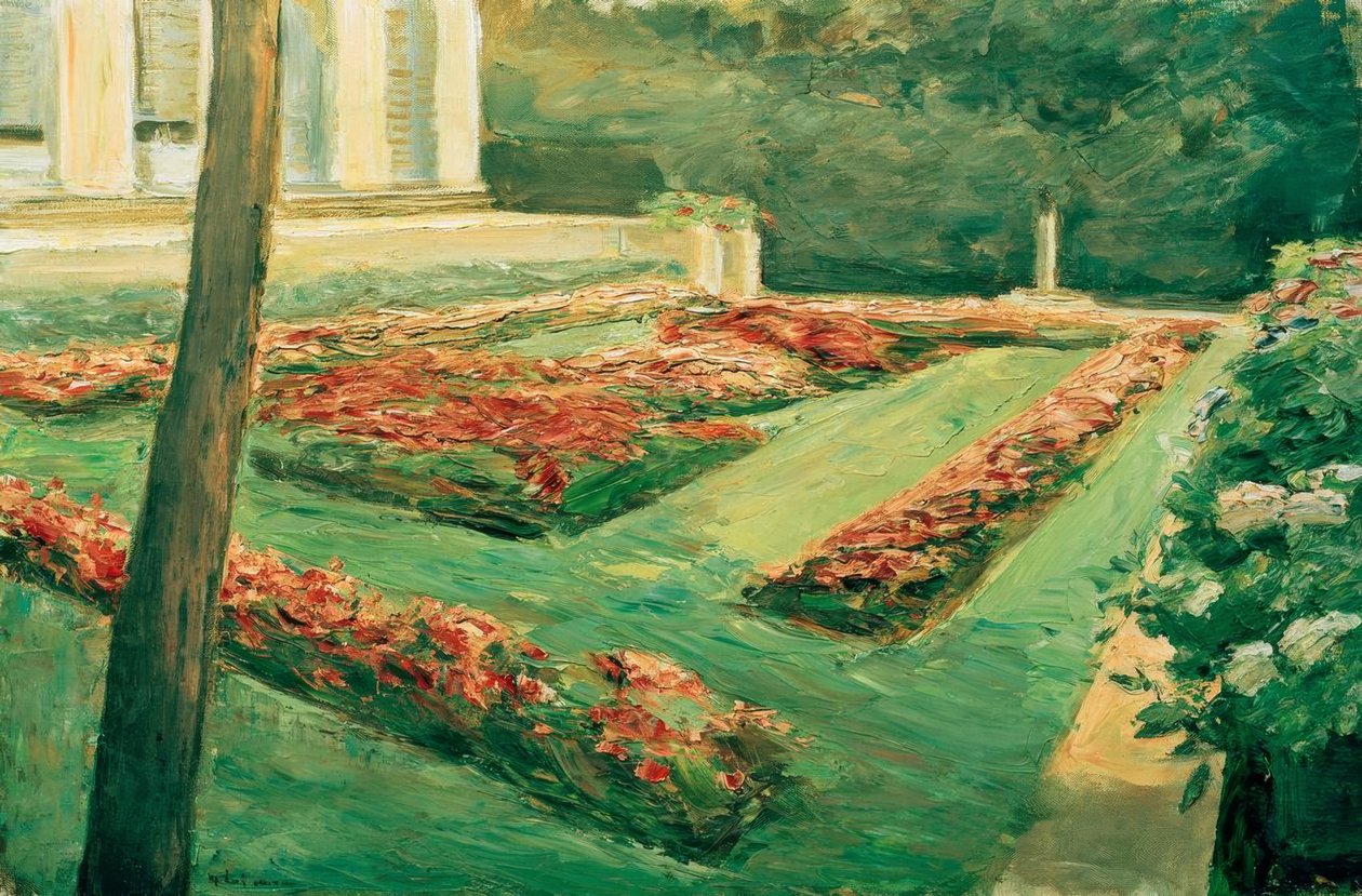 M.Liebermann, květinová terasa Wannsee od Max Liebermann