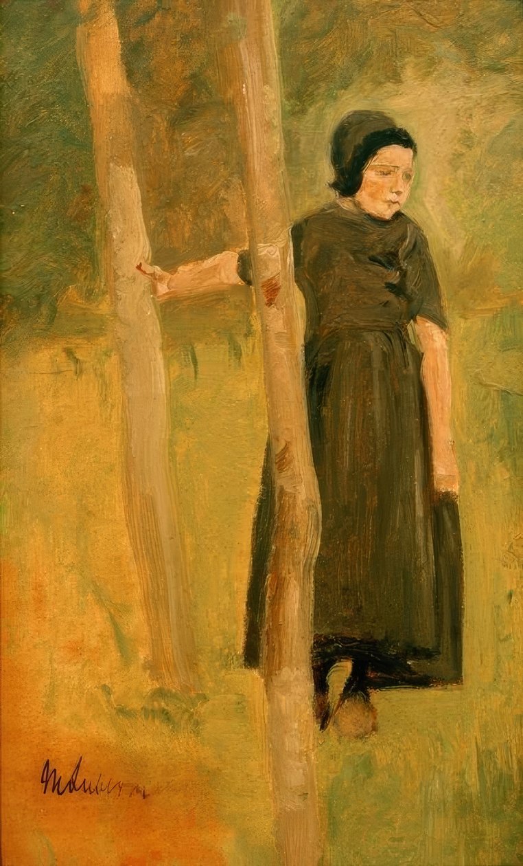 Max Liebermann, dítě pod stromy od Max Liebermann