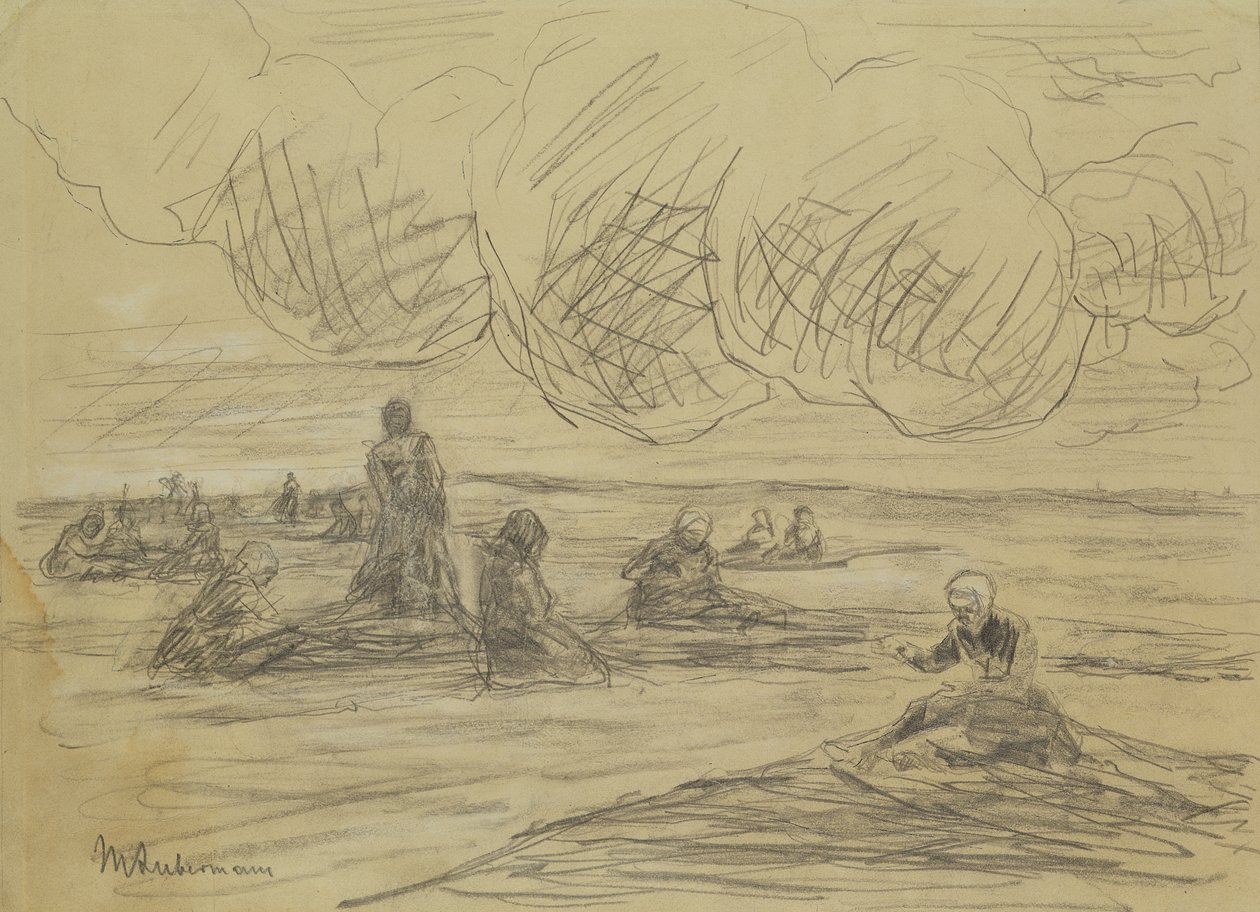 Oprava sítí, 1894 od Max Liebermann
