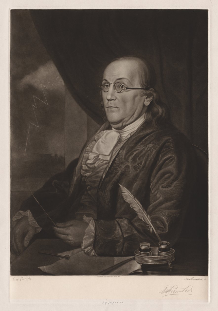 Benjamin Franklin od Max Rosenthal