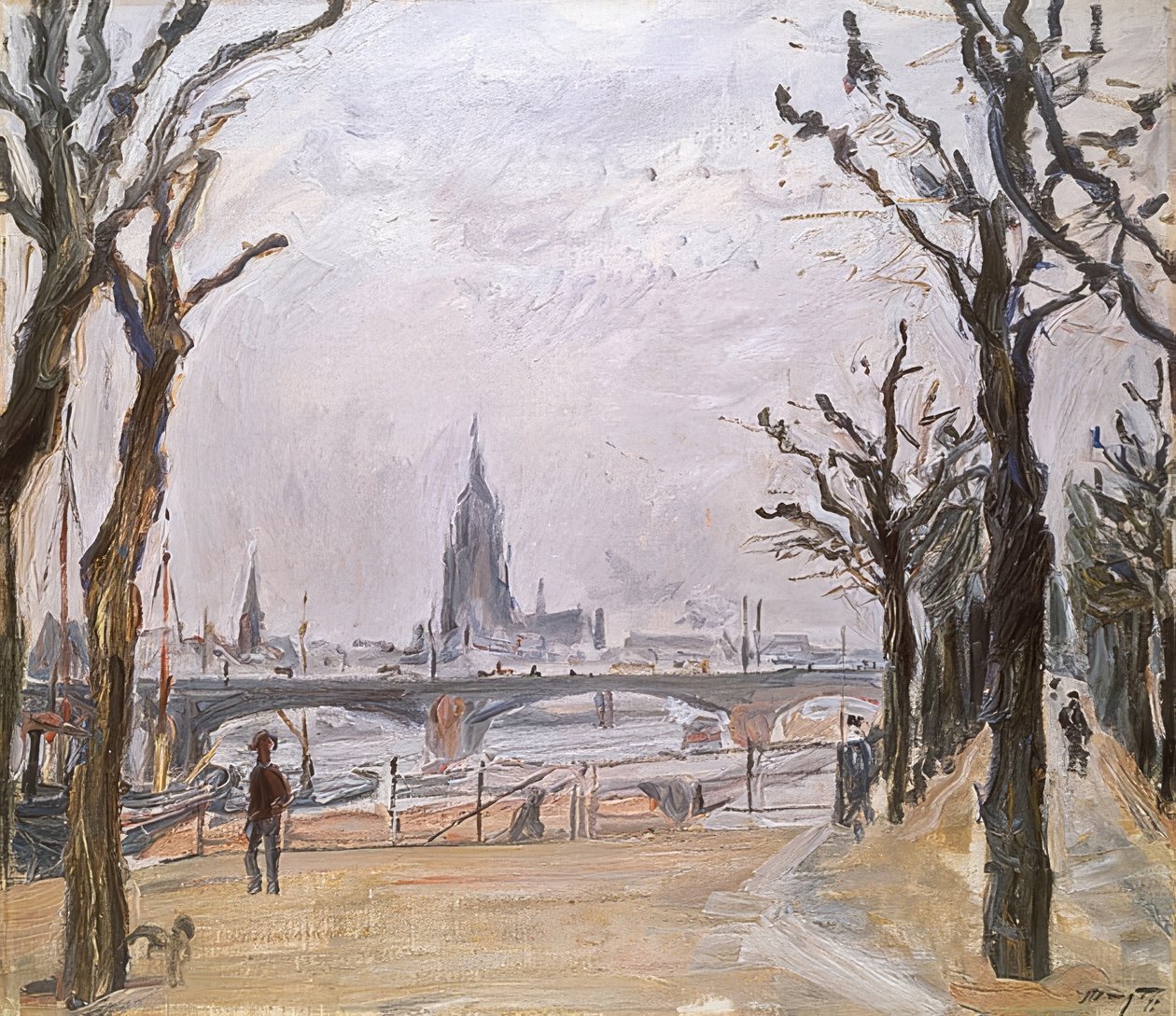 Pohled na Frankfurt. 1911 od Max Slevogt