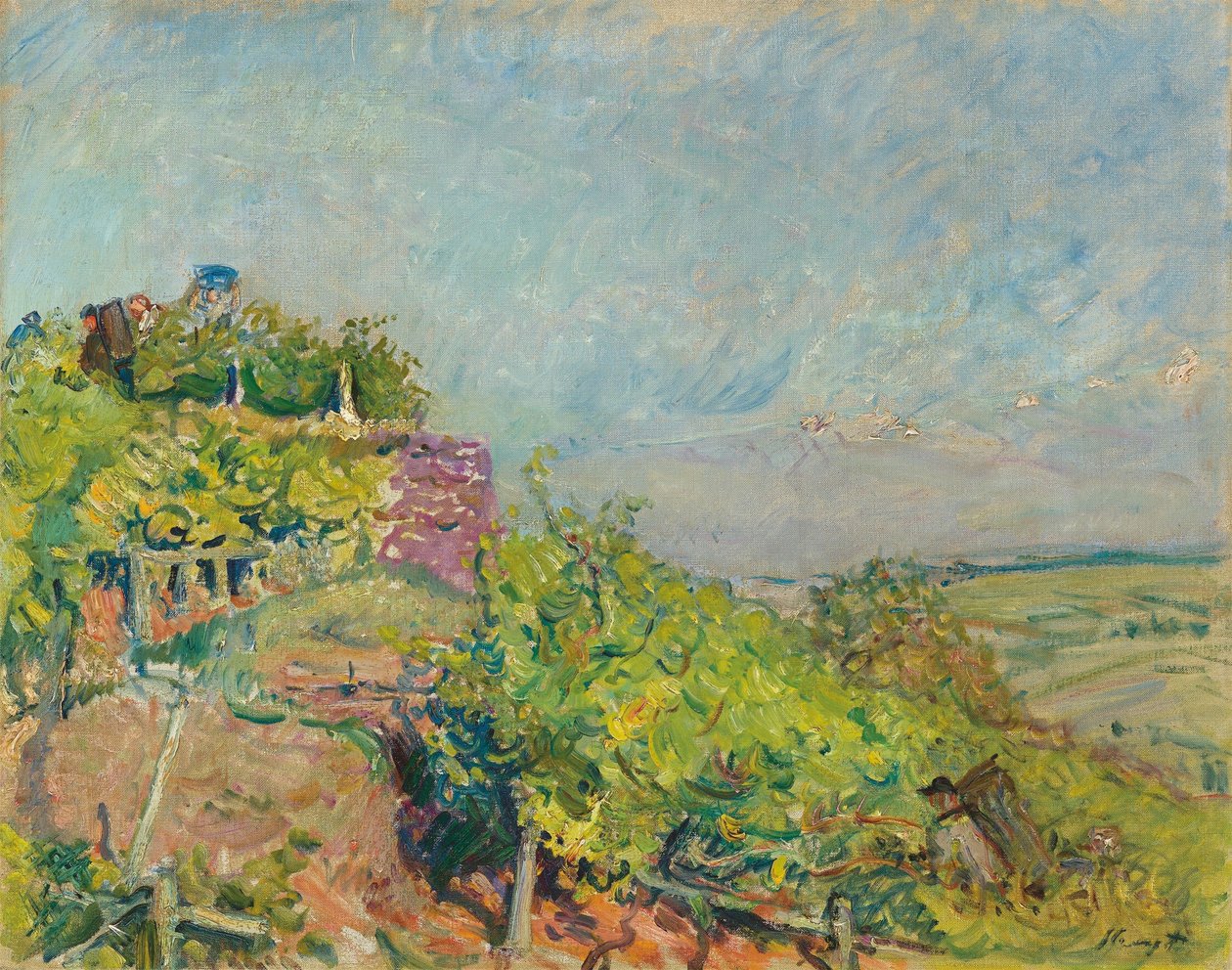 Němčina: Vinobraní u Neukastelu od Max Slevogt