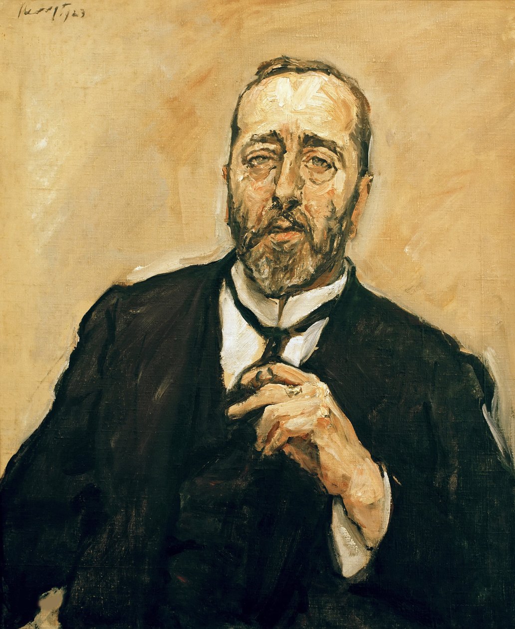 Portrét Bernharda Dernburga 1865-1937, 1923. od Max Slevogt