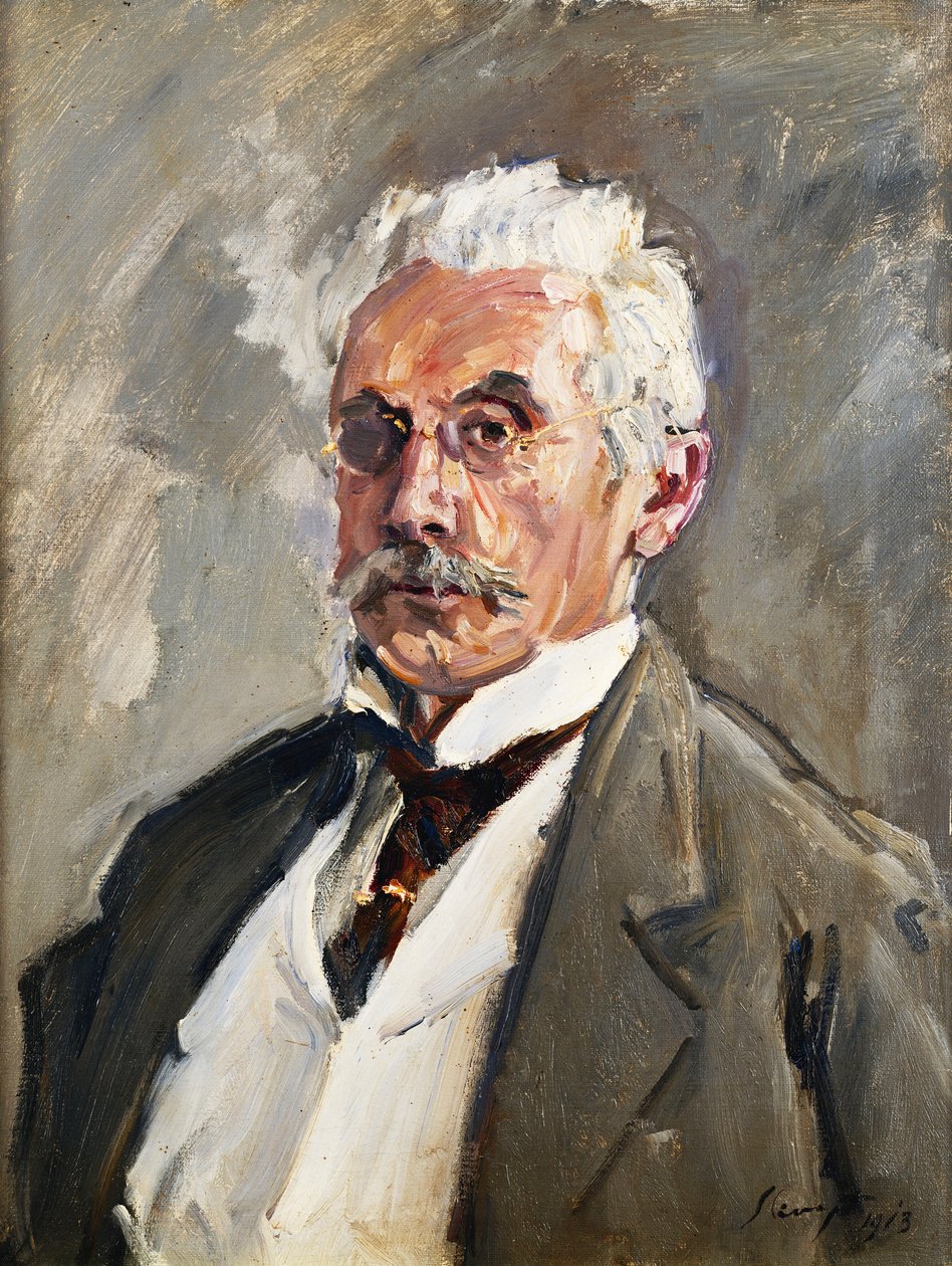Portrét Carla Steinbarta, 1910 od Max Slevogt