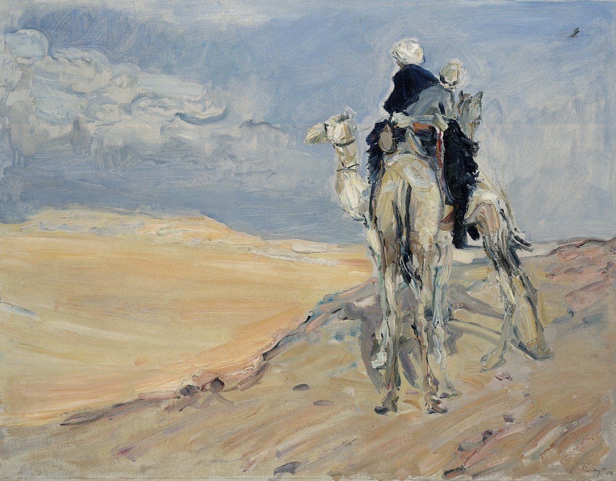 Písečná bouře v Libyjské poušti, 1914 od Max Slevogt