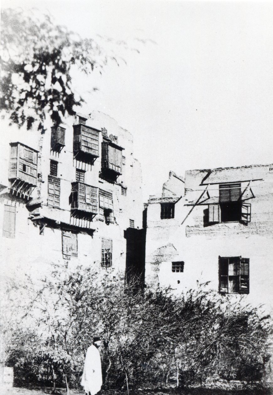Gustave Flaubert (1821-80) v Káhiře, 9. ledna 1850 od Maxime Du Camp