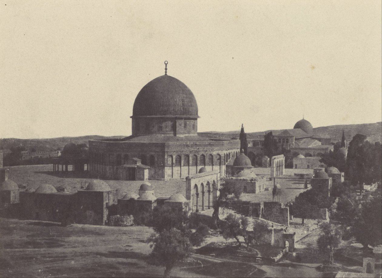 Palestina. Jeruzalém. Mešita Omar od Maxime Du Camp