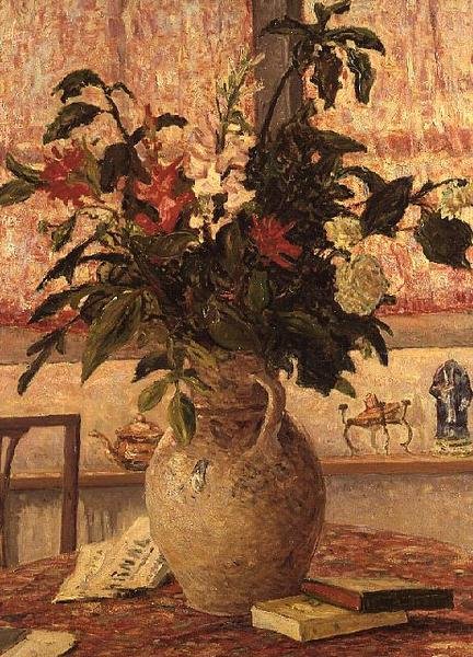 Kytice před oknem, 1910 od Maxime Emile Louis Maufra