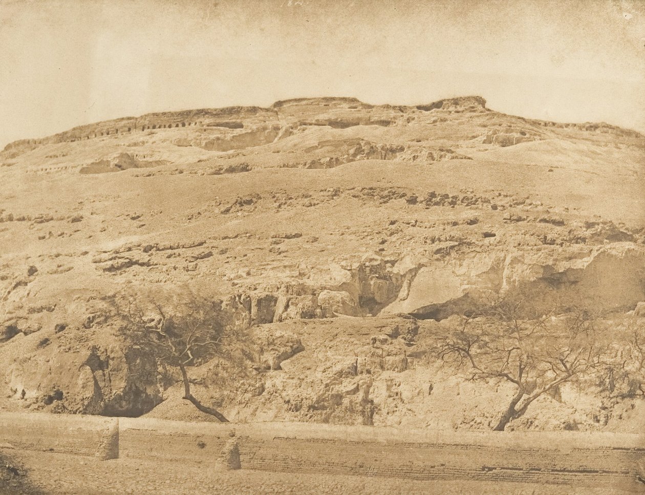 Starověká nekropole v Lycopolis, v Syout, 1849-50. od Maxime Du Camp