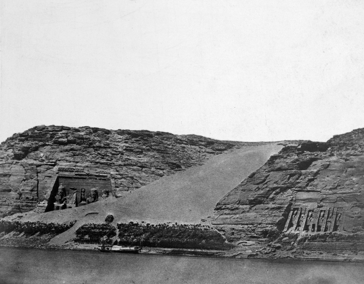 Starověké egyptské chrámy, Egypt, 1852. od Maxime Du Camp