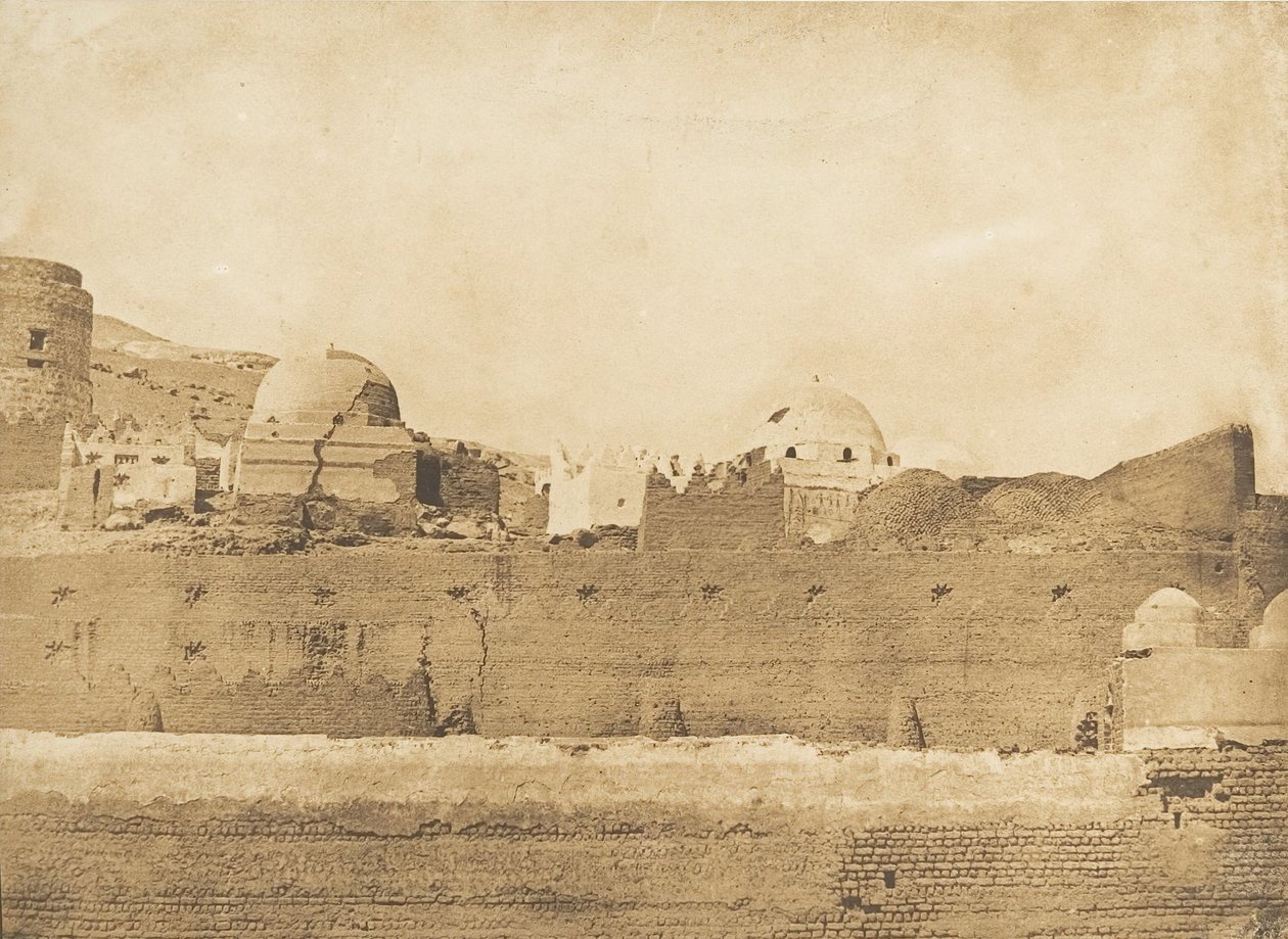 Muslimské hrobky v Siut, 1849-50. od Maxime Du Camp