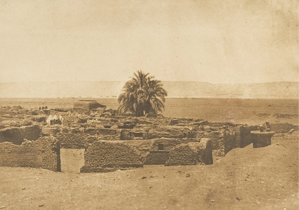 Pohled na vesnici Herment, 1849-50. od Maxime Du Camp