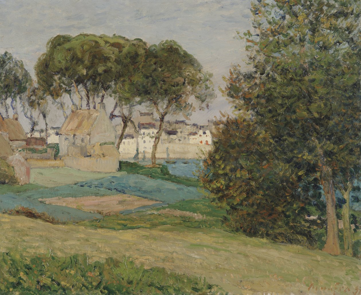 Douarnenez, říjnová krajina od Maxime Emile Louis Maufra