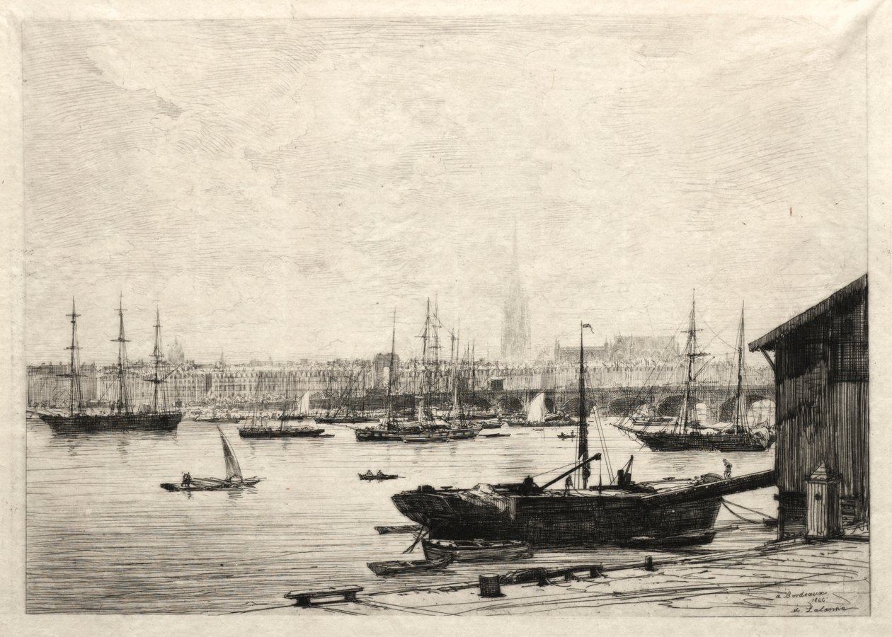 Bordeaux, 1866. od Maxime Lalanne