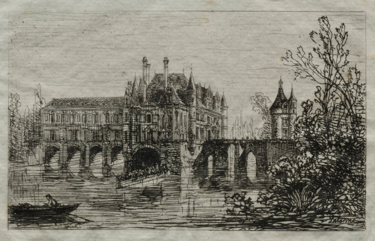 Zámek Chenonceau. od Maxime Lalanne