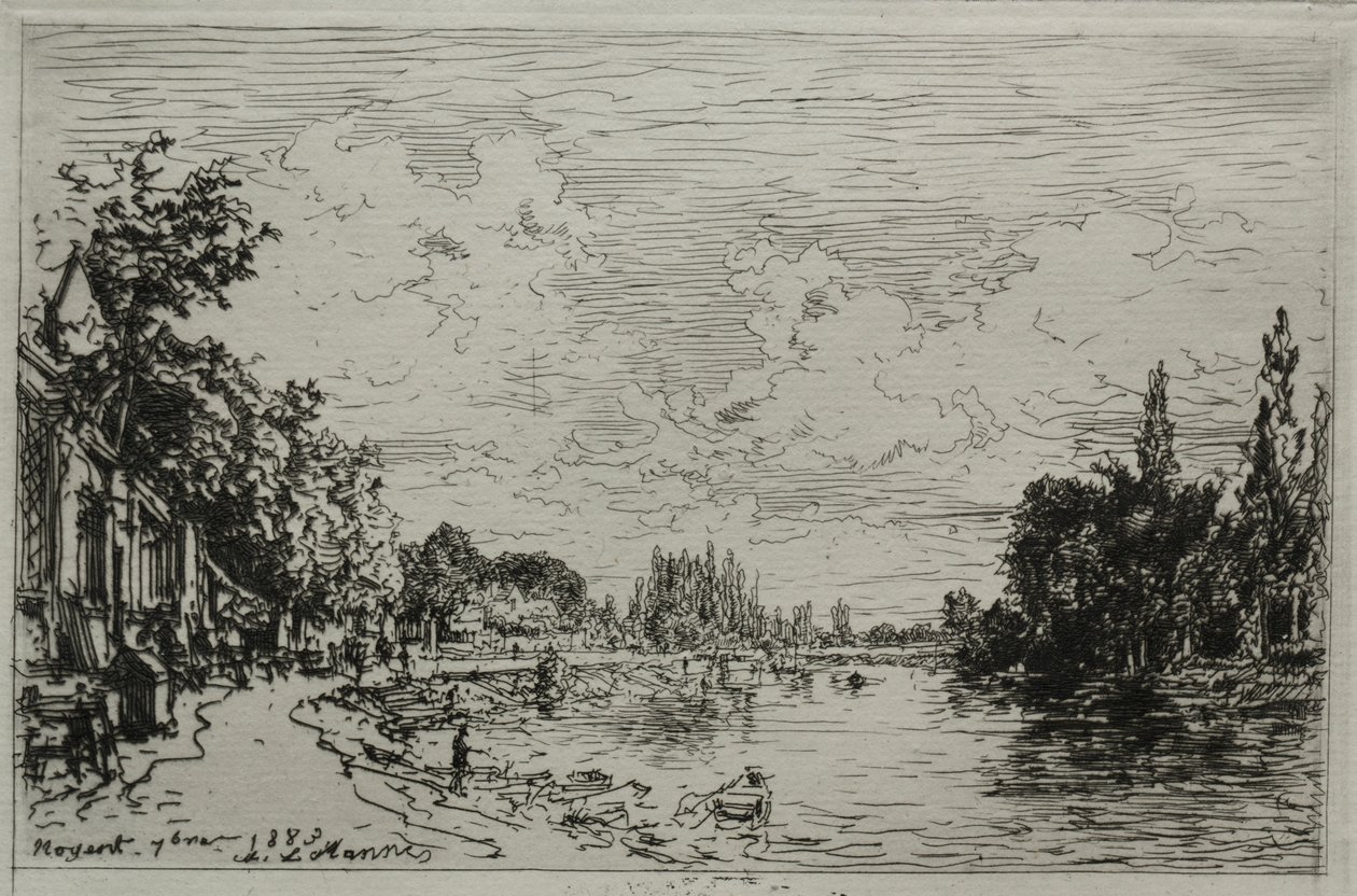 Noyant, 1883. od Maxime Lalanne