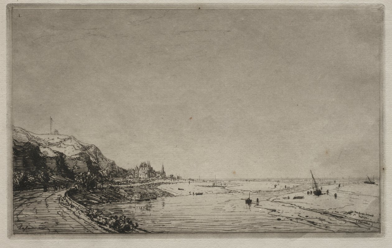 Pohled z Port du Dives (Calvados) od Maxime Lalanne