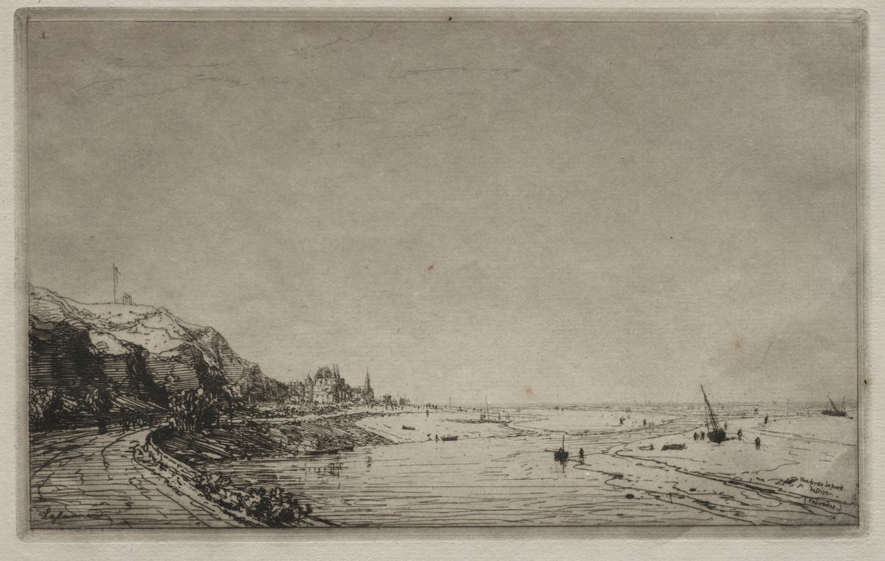 Pohled z Port of Dives. od Maxime Lalanne