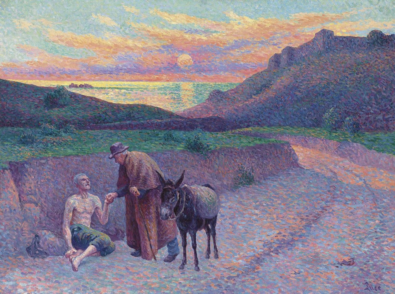 Dobrý Samaritán od Maximilien Luce