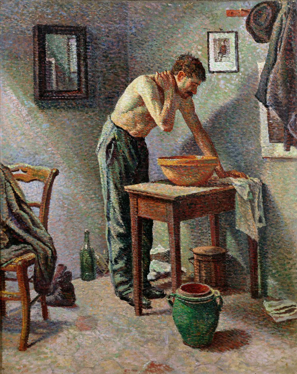 Záchod, 1887 od Maximilien Luce